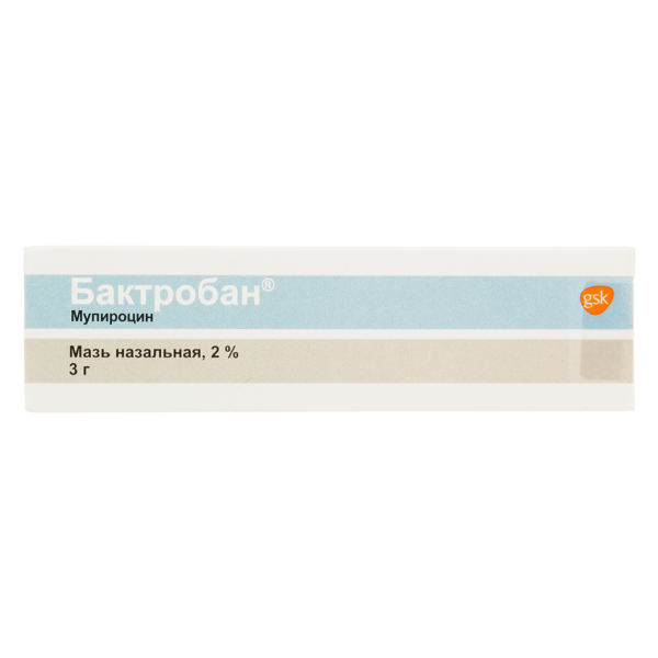 Бактробан мазь назальная 2 % 3 г 1 шт