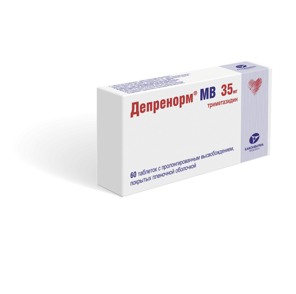 Депренорм МВ таблетки с пролонг высвобождением покрытпленоб 35 мг 60 шт