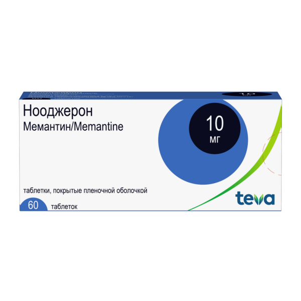 Нооджерон таблетки покрытпленоб 10 мг 60 шт
