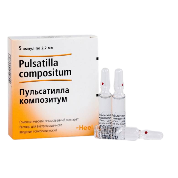 Пульсатилла композитум раствор для в/м введ 2,2 мл 5 шт