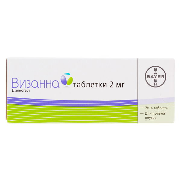 Визанна таблетки 2 мг 28 шт