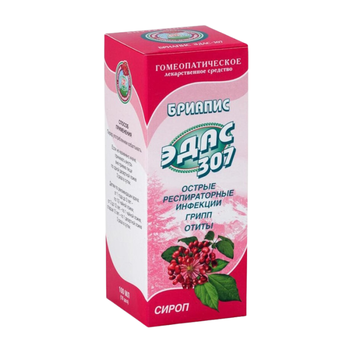 Эдас-307 сироп гомеопатический 100 мл 1 шт