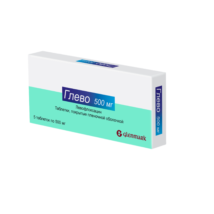 Глево таблетки покрытпленоб 500 мг 5 шт