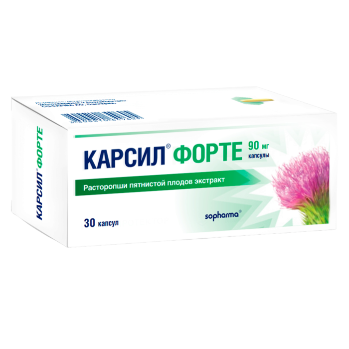 Карсил Форте капсулы 90 мг 30 шт