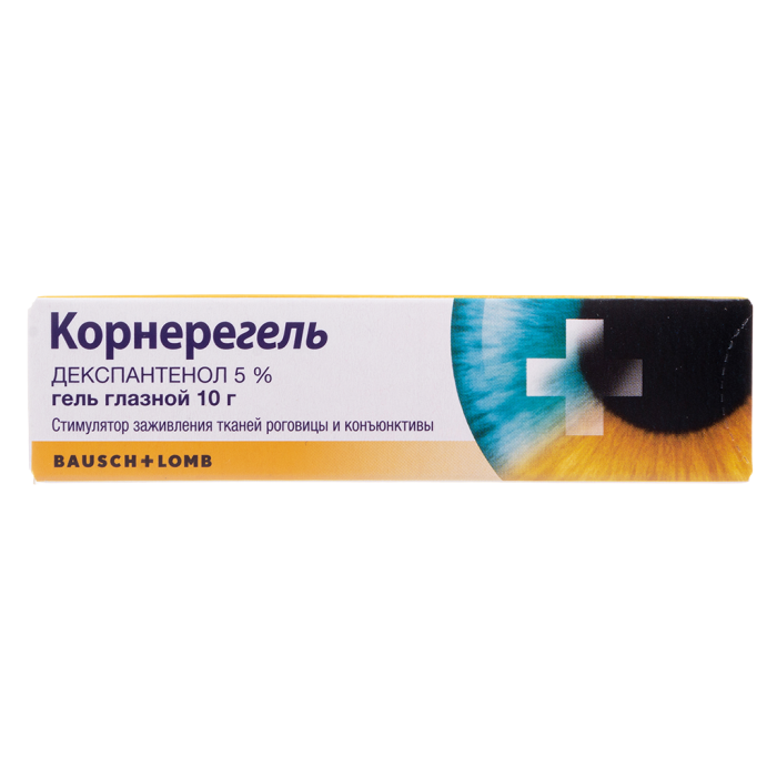 Корнерегель гель глазной 5 % 10 г 1 шт