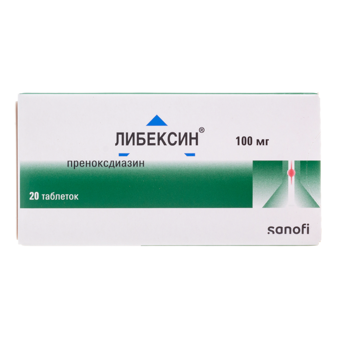 Либексин таблетки 100 мг 20 шт