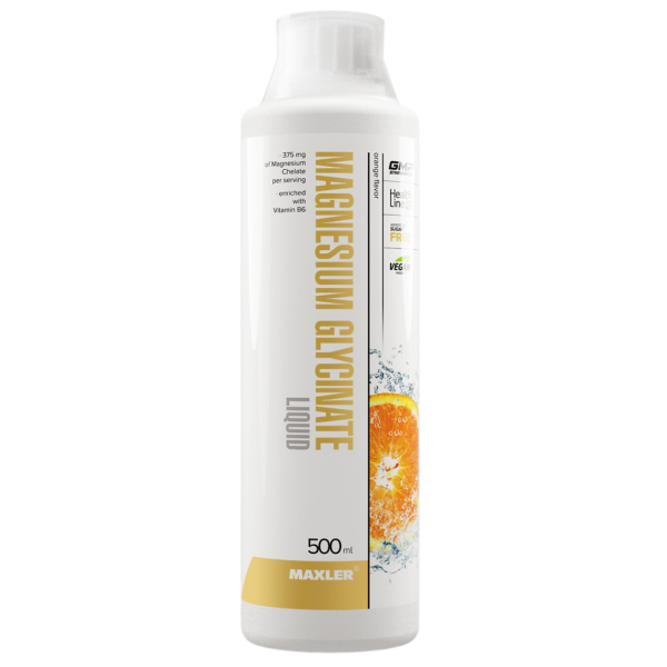 Макслер Магнезиум Глицинат Ликвид / Maxler Magnesium Glycinate Liquid Orange flavor фл 500 мл 1 шт