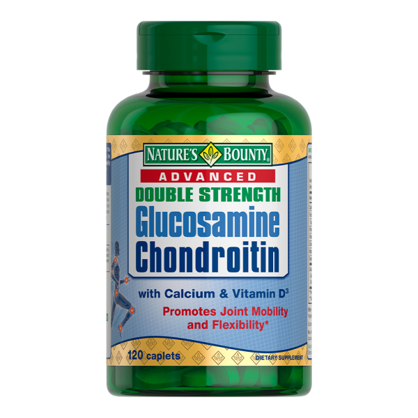 Nature's Bounty Глюкозамин-Хондроитин Плюс с кальцием и вит D таблетки массой 1254 мг 120 шт