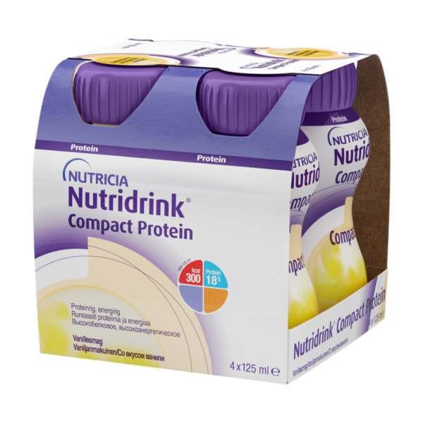 Нутридринк Компакт Протеин бутылочка ваниль 125 мл 4 шт