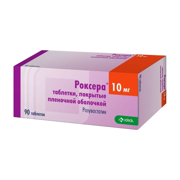 Роксера таблетки покрытпленоб 10 мг 90 шт