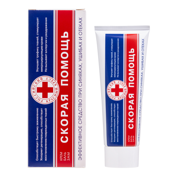 Скорая помощь Крем-бальзам от синяков и ушибов 75 мл 1 шт