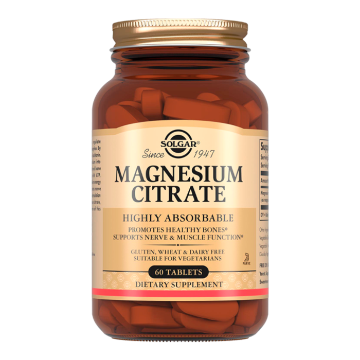Solgar Цитрат магния таблетки массой 1717 мг 60 шт