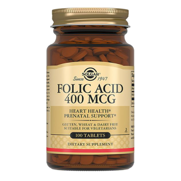 Solgar Фолиевая кислота 400 мкг таблетки массой 280 мг 100 шт