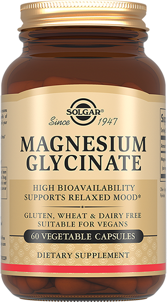 Solgar Глицинат магния капсулы массой 1158 мг 60 шт