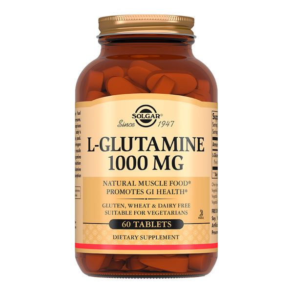 Solgar L-Глутамин 1000 мг таблетки массой 1400 мг / 1465 мг 60 шт