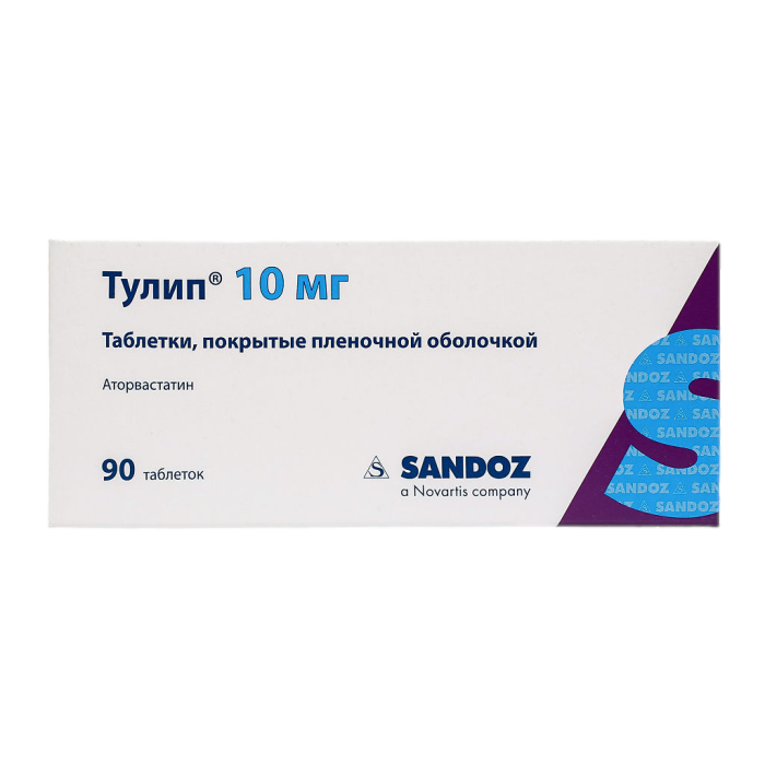 Тулип таблетки покрытпленоб 10 мг 90 шт